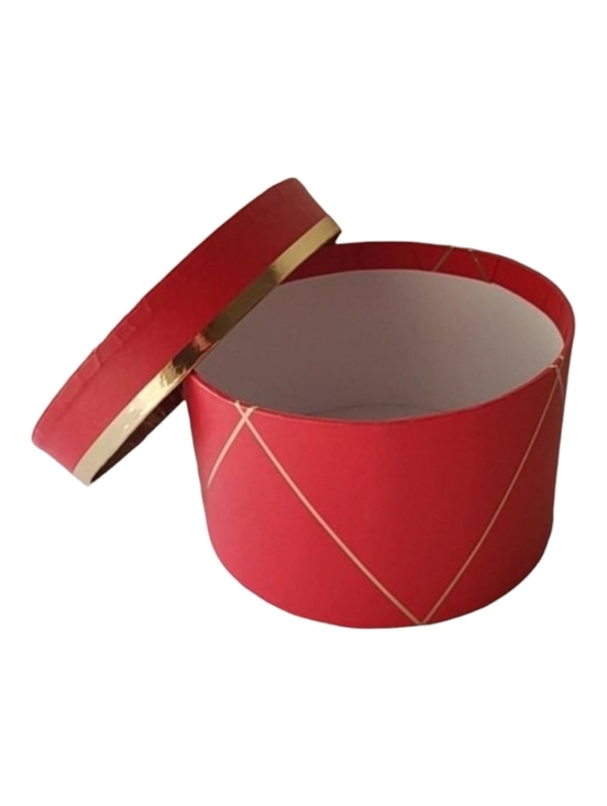 Other - Circle Gift Box Red And Gold